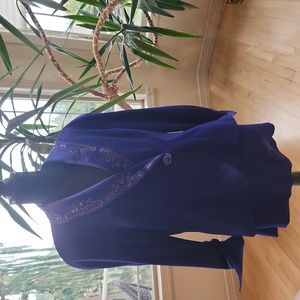 Women's purple Suit Jacket and skirt set. Size 14 beautiful set!